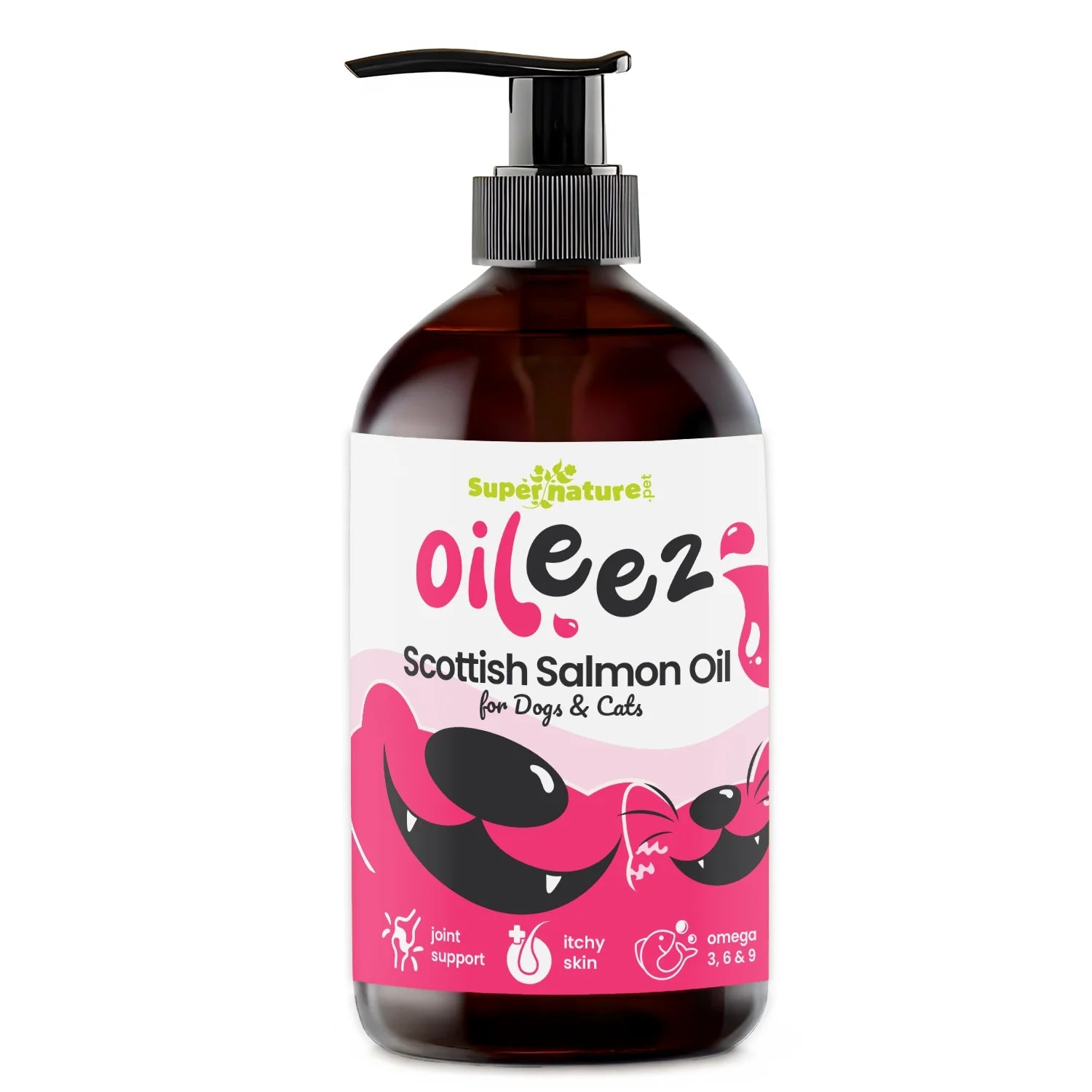 Supernature Oileez Salmon Oil for Dogs & Cats 500ml