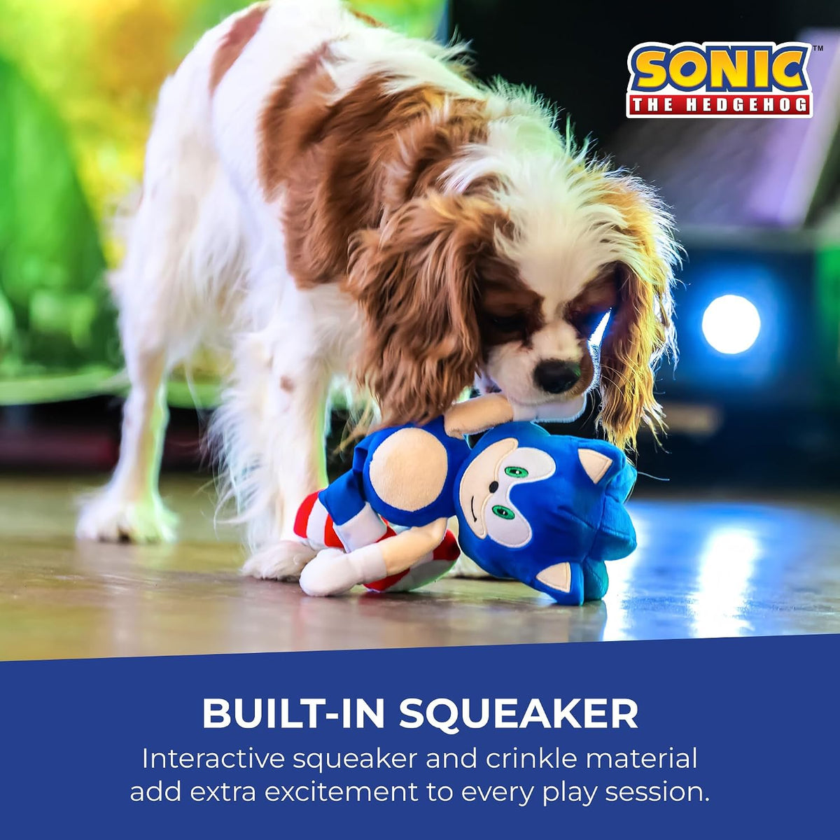 Multipet Sonic the Hedgehog Plush Dog Toy - Sonic