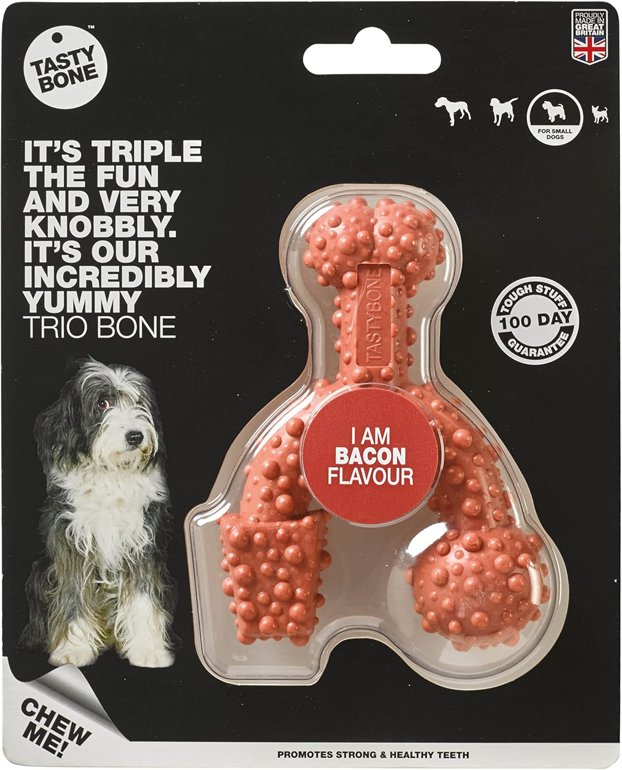 TastyBone TRIO Tough Nylon Dog Chews for Small Dogs 5 Flavours