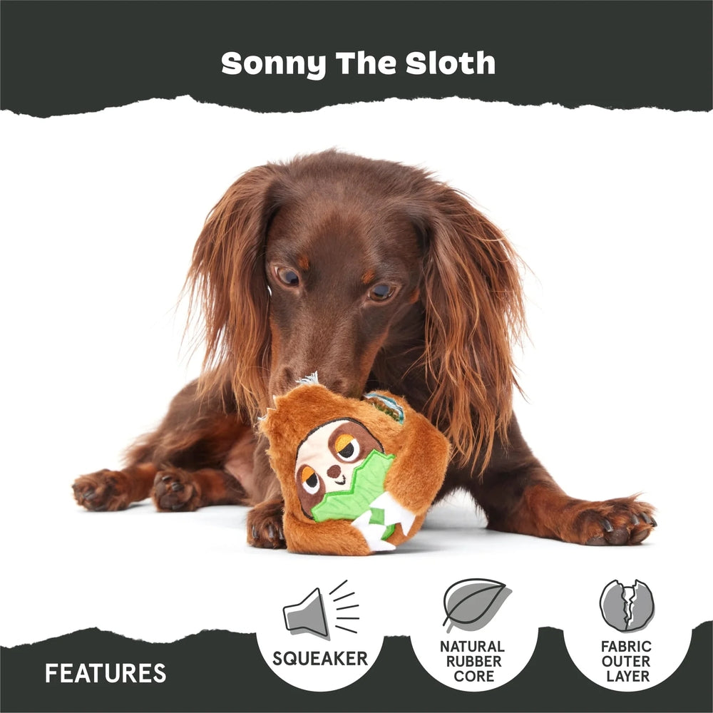 BARK Sonny The Sloth Super Chewer Dog Toy