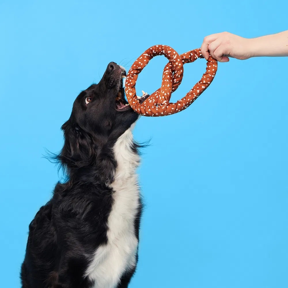 BARK Paula'S Park Slope Pretzel Rope Dog Toy