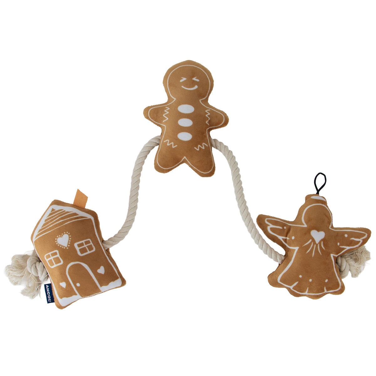 Ancol Xmas Toys 2026 Gingerbread Rope <xmas>