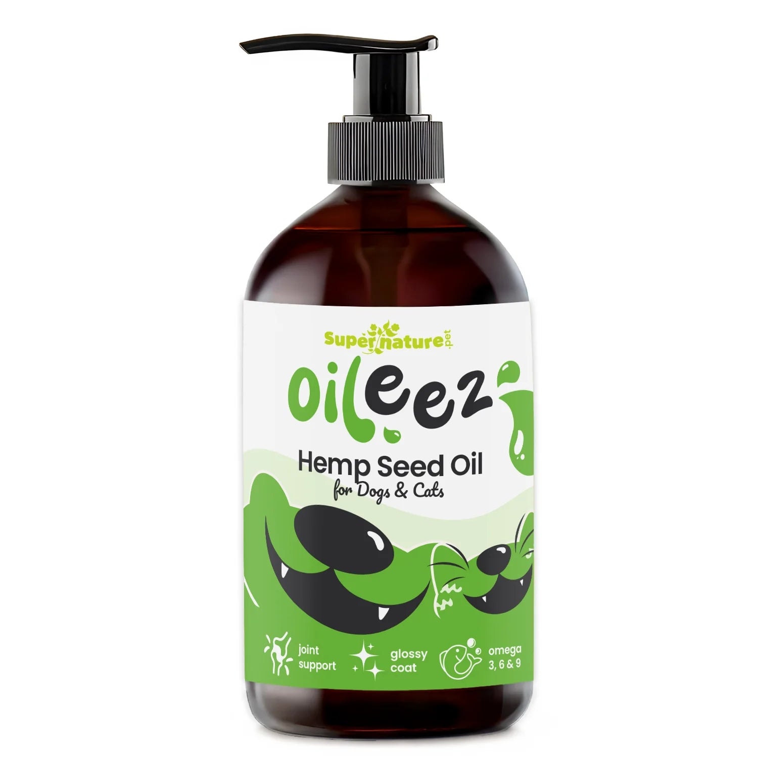 Supernature Oileez Hemp Oil for Dogs & Cats 500ml