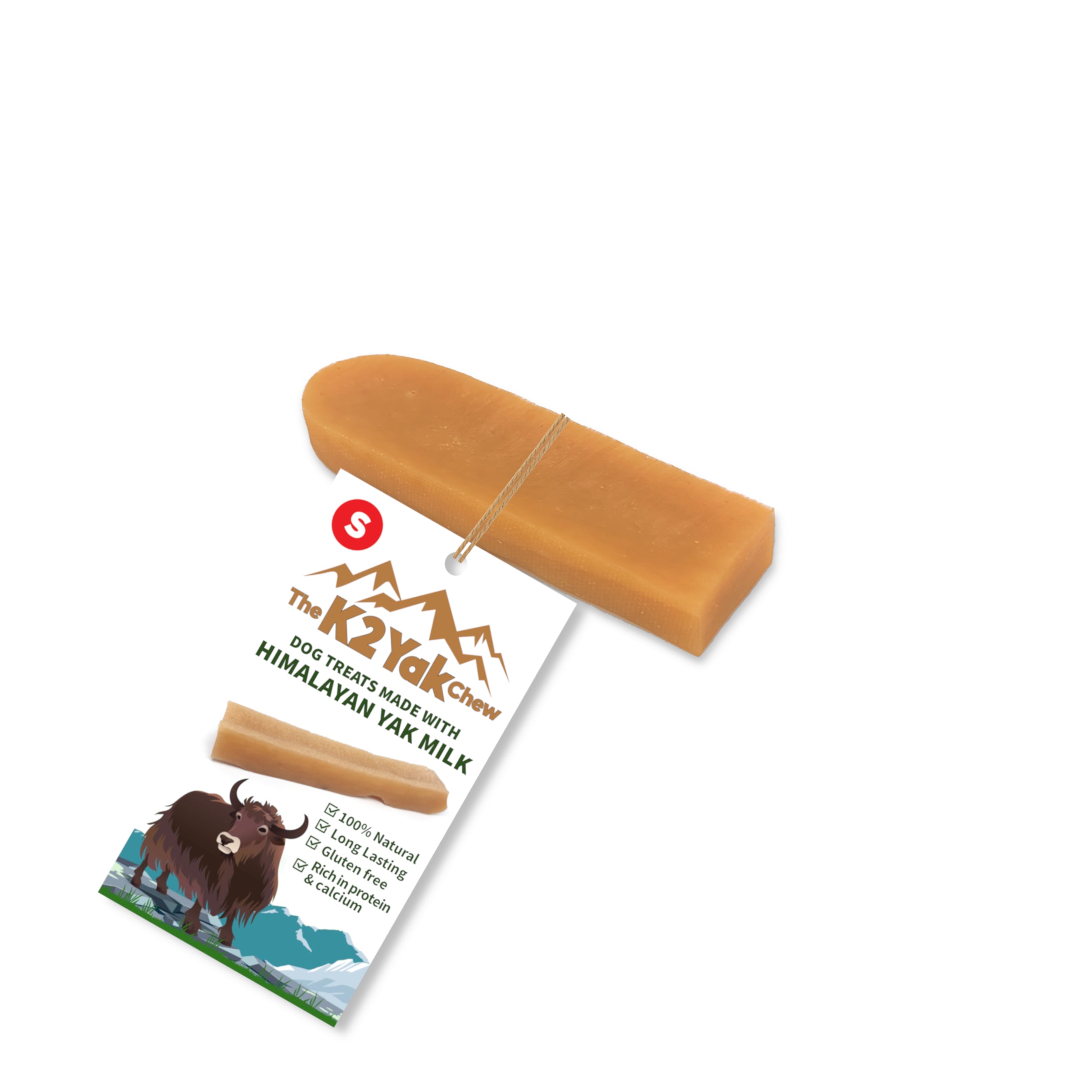 K2 Yak Chews Long Lasting Natural Dog Treats Small