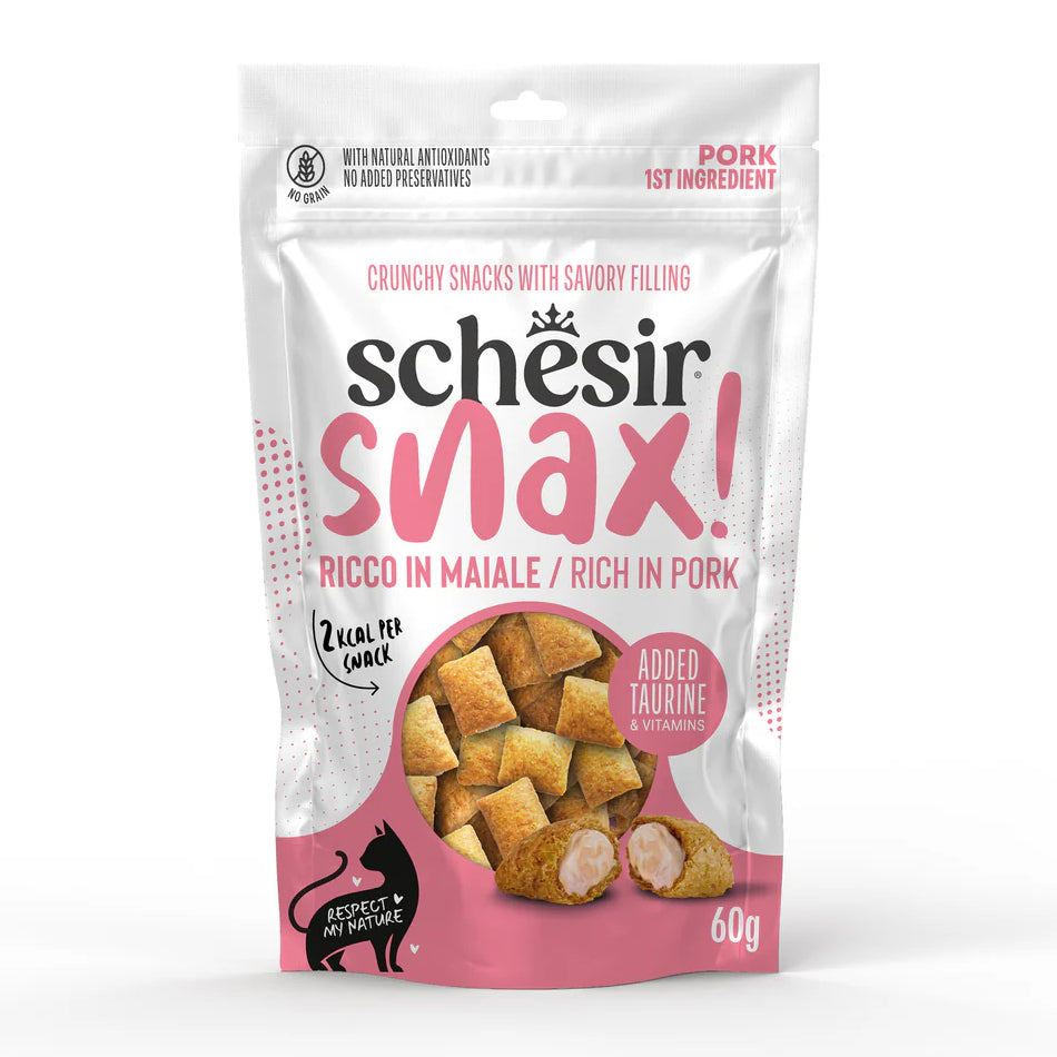 Schesir Snax! Pork Pillows Pouch 60g
