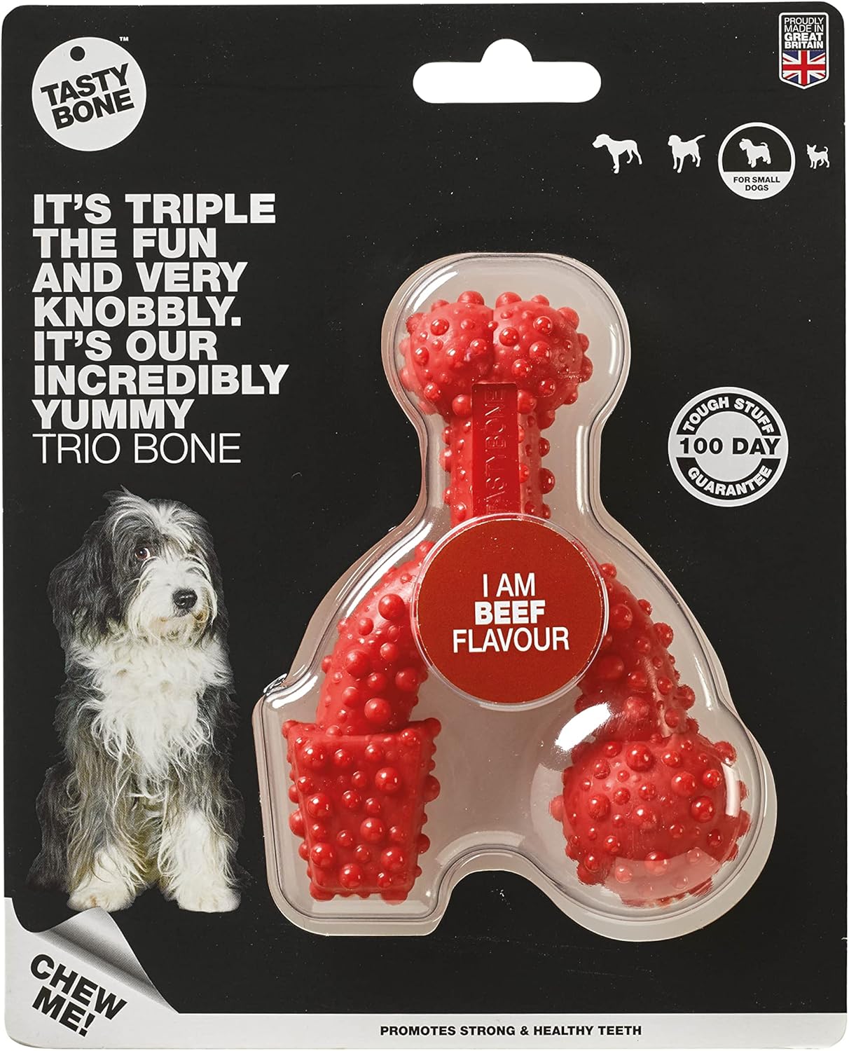 TastyBone TRIO Tough Nylon Dog Chews for Small Dogs 5 Flavours