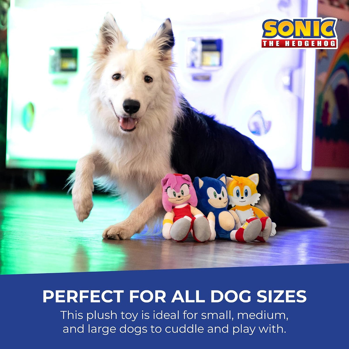 Multipet Sonic the Hedgehog Plush Dog Toy - Amy Rose