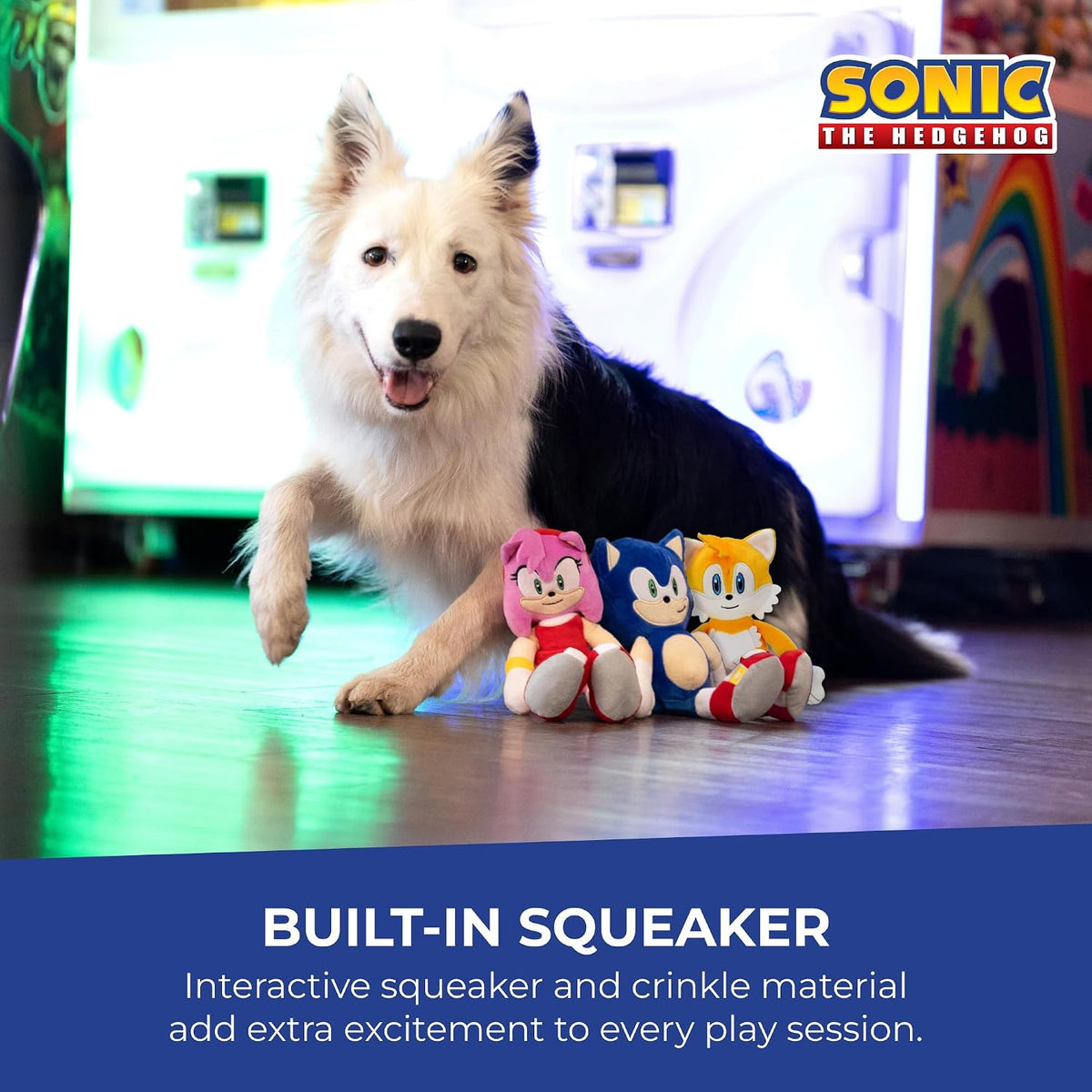 Multipet Sonic the Hedgehog Plush Dog Toy - Tails