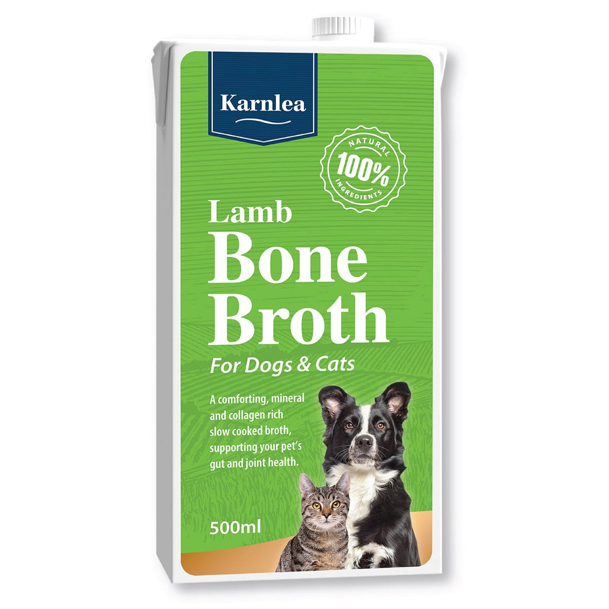 Karnlea Lamb Bone Broth for Dogs and Cats 500ml