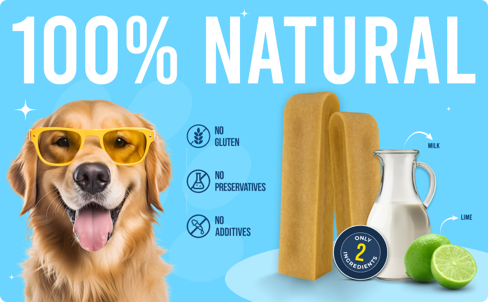 Yakchoo Himalayan Yak Cheese Dog Chews – X-Large 150g - 1 or 2 Pack Options