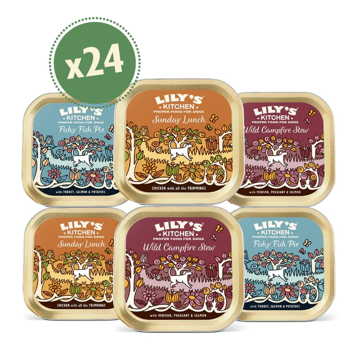 Lilys Kitchen Grain-free Dinners Trays Multipack 24 x 150g