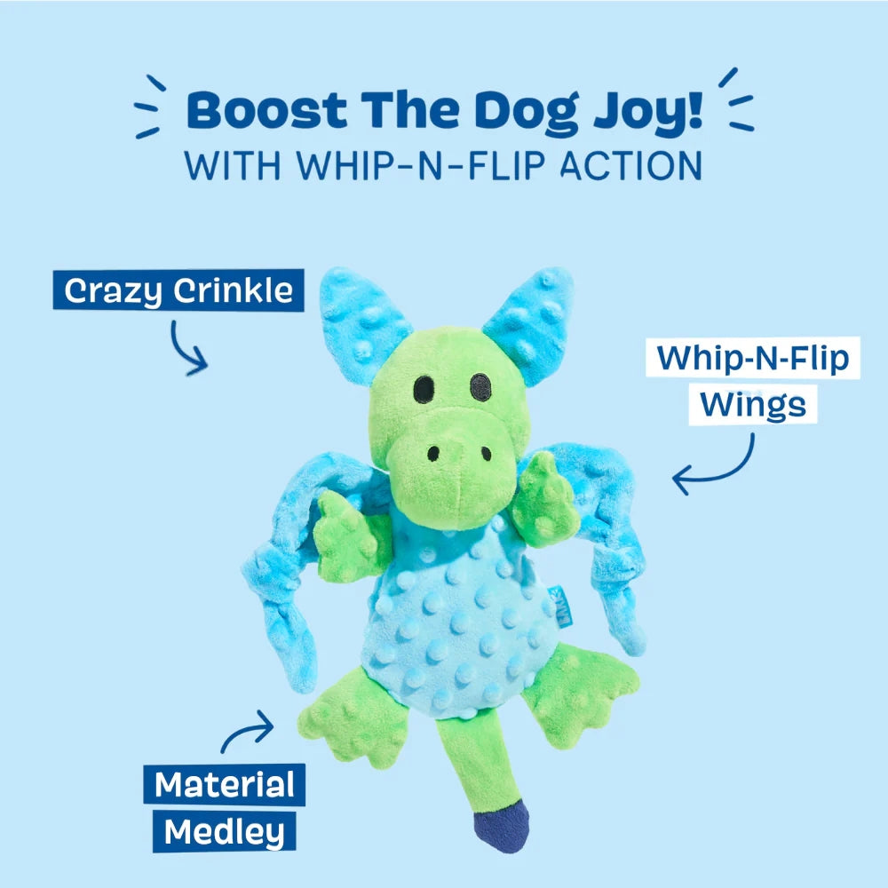 BARK Humbert The Dragon Plush Dog Toy