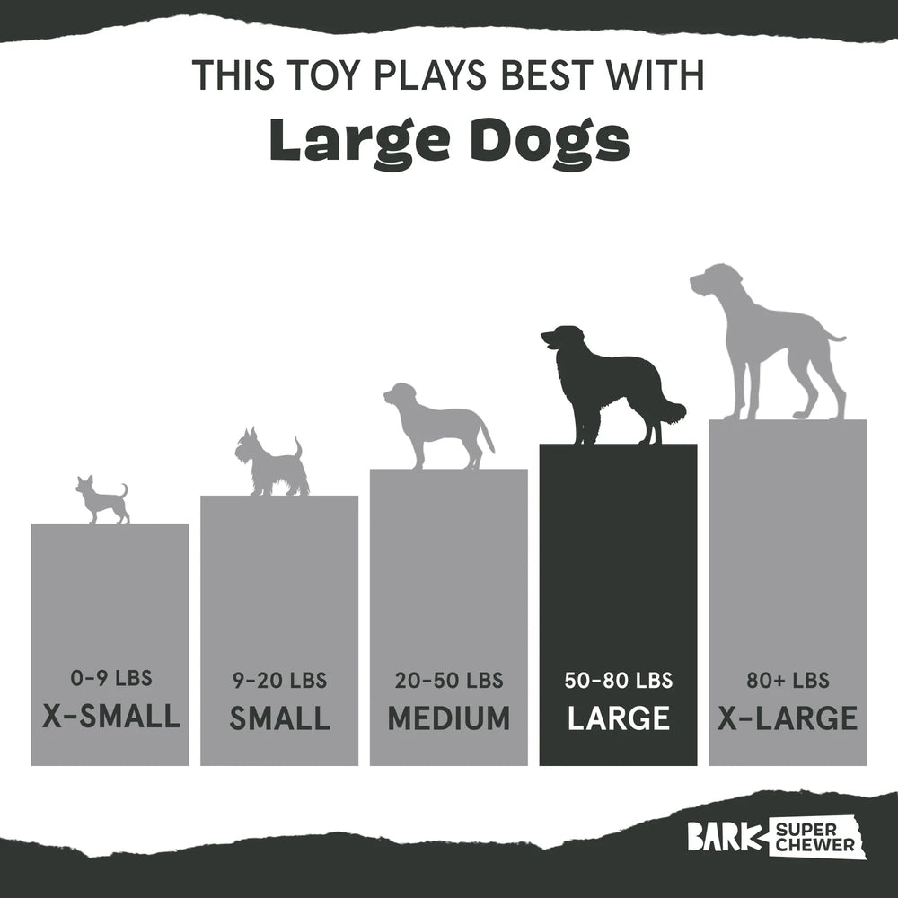 BARK Flingray Super Chewer Dog Toy