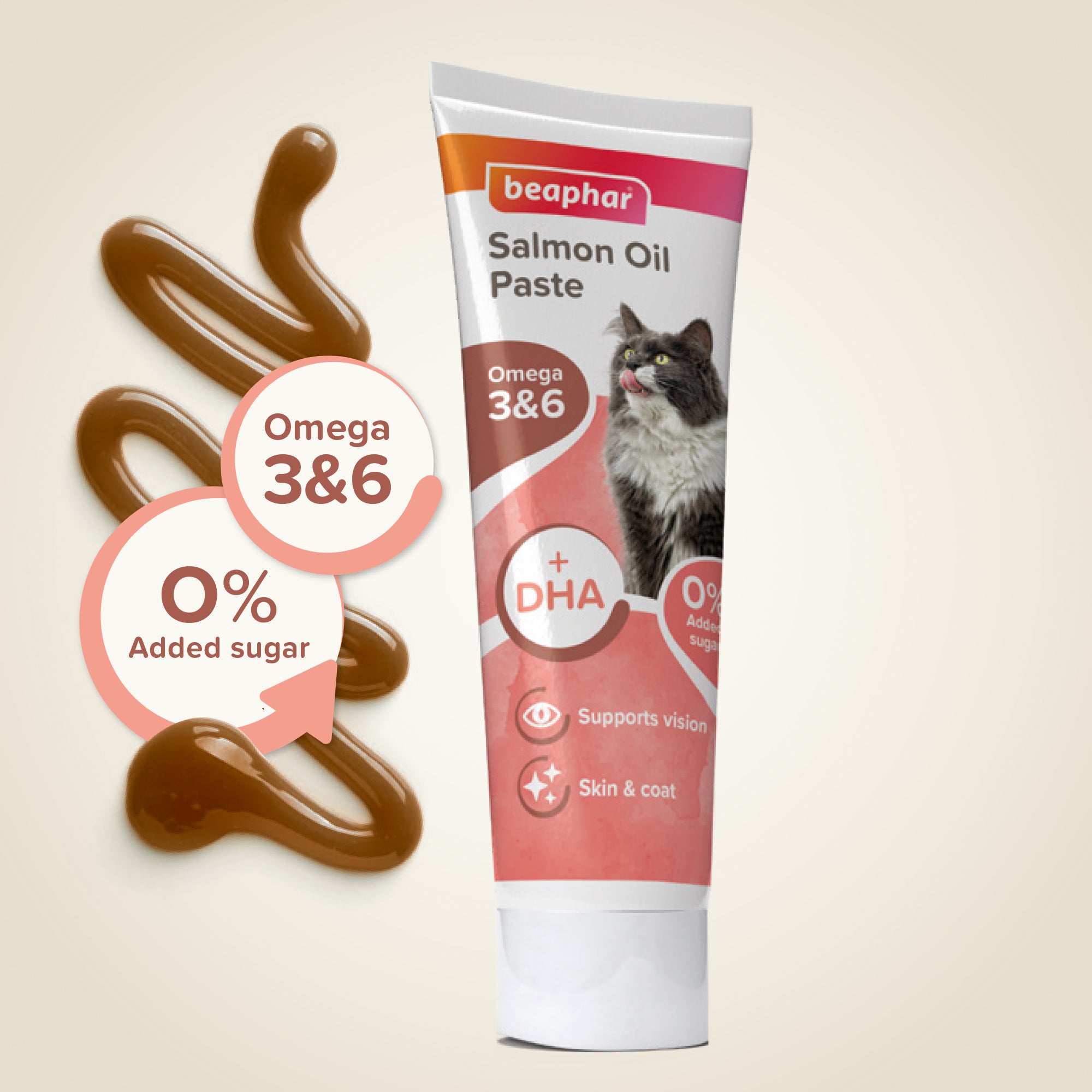 Beaphar Salmon Oil Paste for Cats