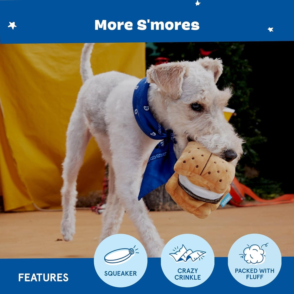 BARK More S'Mores Grrreat Outdoors Dog Toy