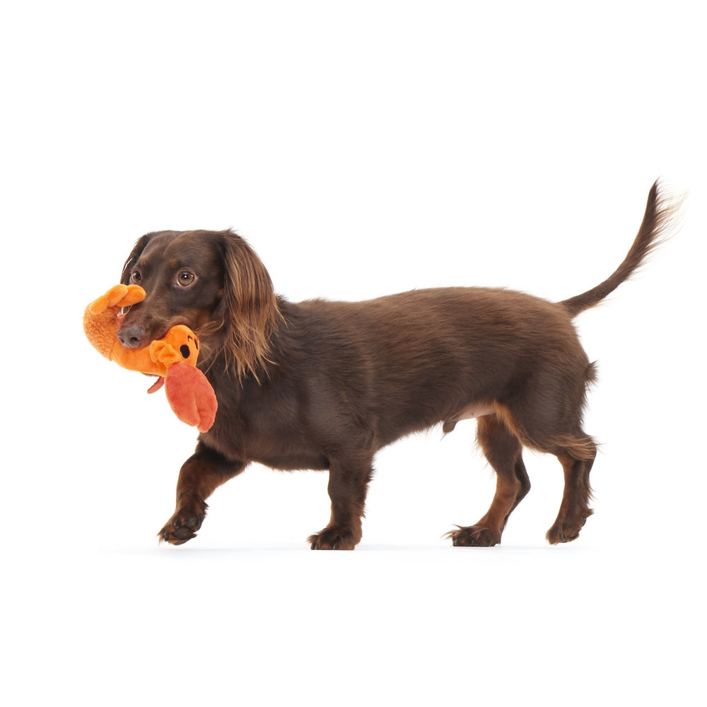 BARK Della Crawfish Plush Dog Toy