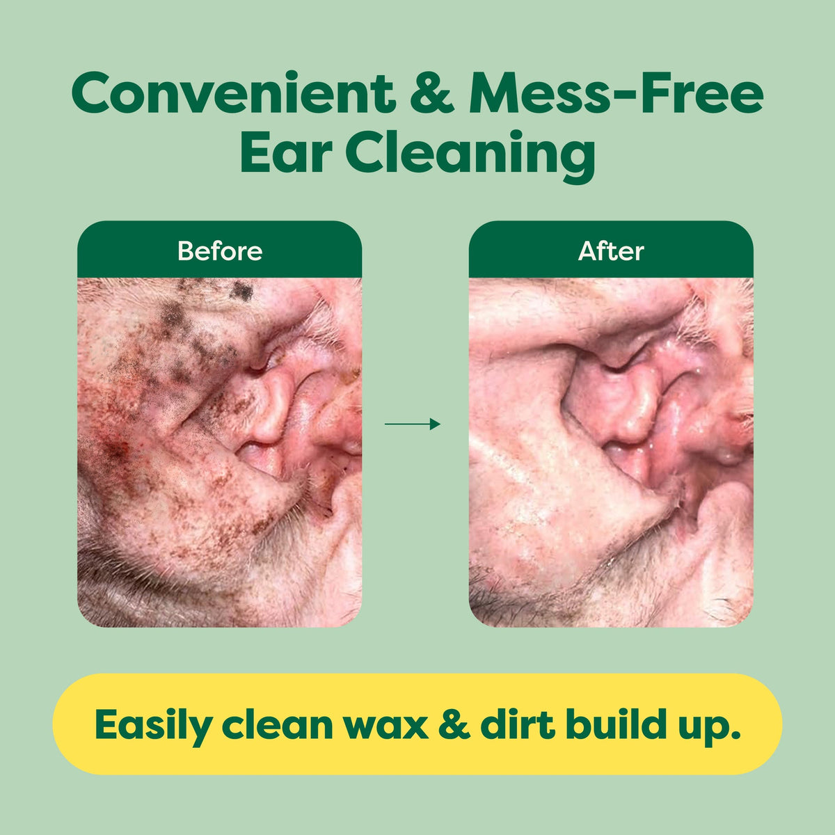 Earth Rated Dog Ear Wipes – Wild Oat Scent – 70 Pack