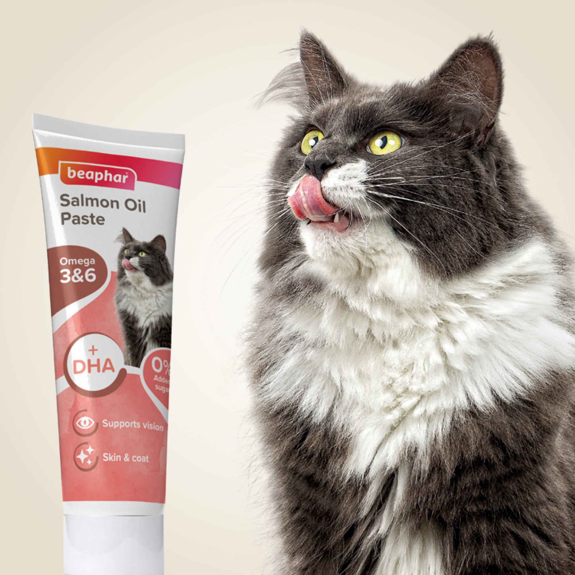 Beaphar Salmon Oil Paste for Cats