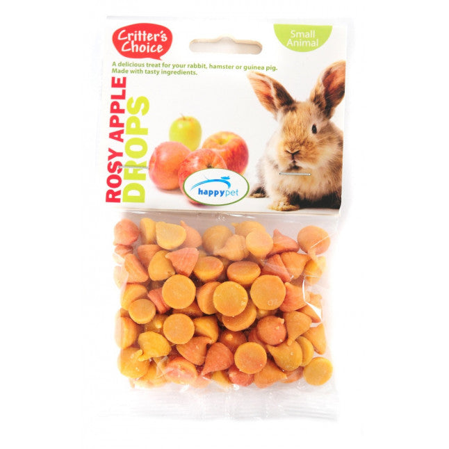 Critter's Choice Small Animal Treats Rosey Apple Drops 75g