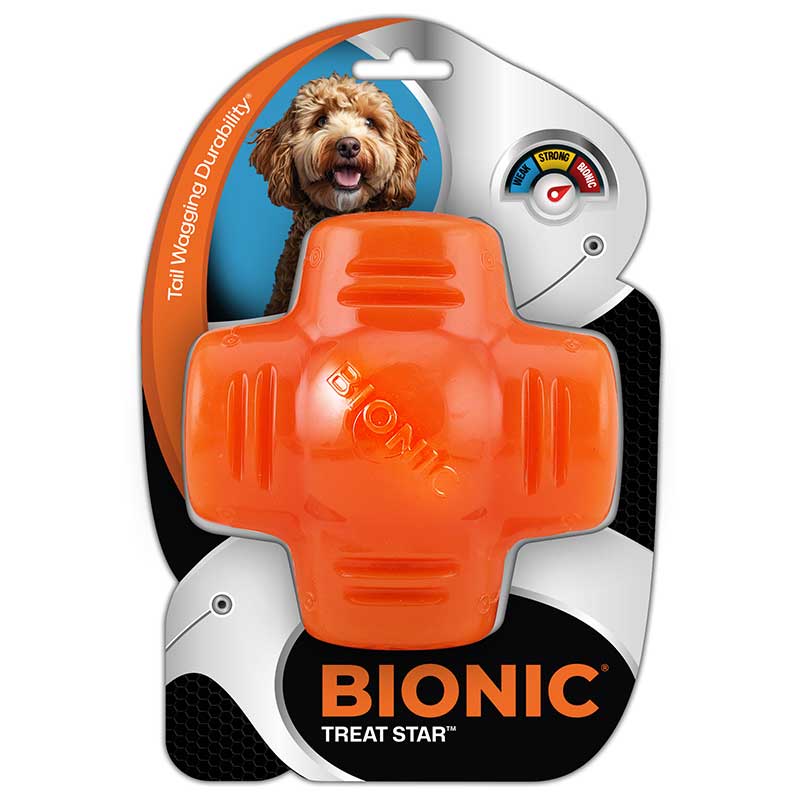 BIONIC Treat Star Dog Toy