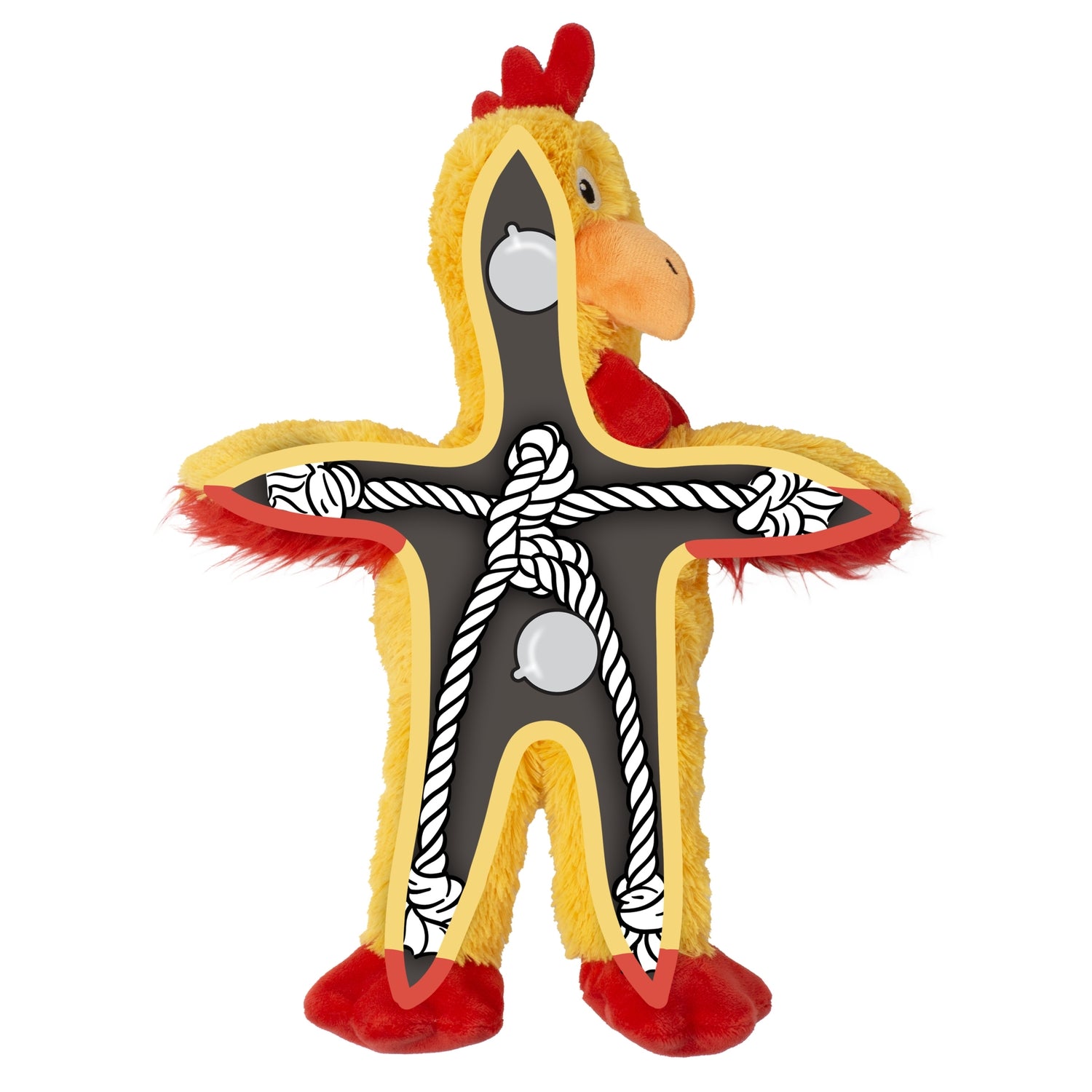 KONG Knots Chicken Small