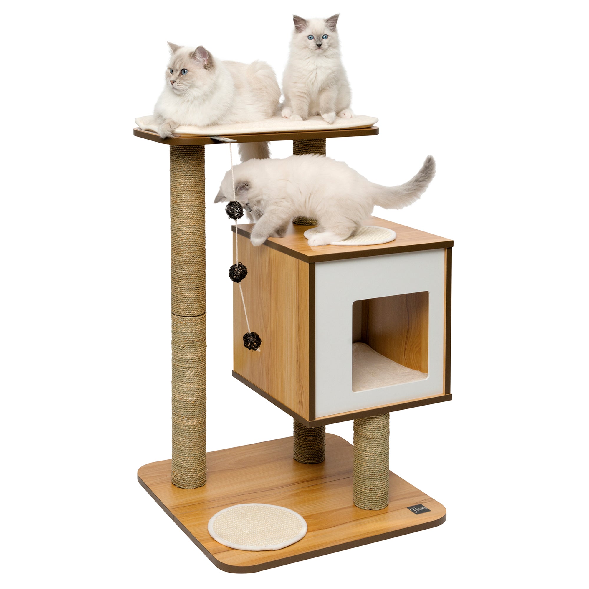 Catit Cat Furniture Vesper Base Walnut