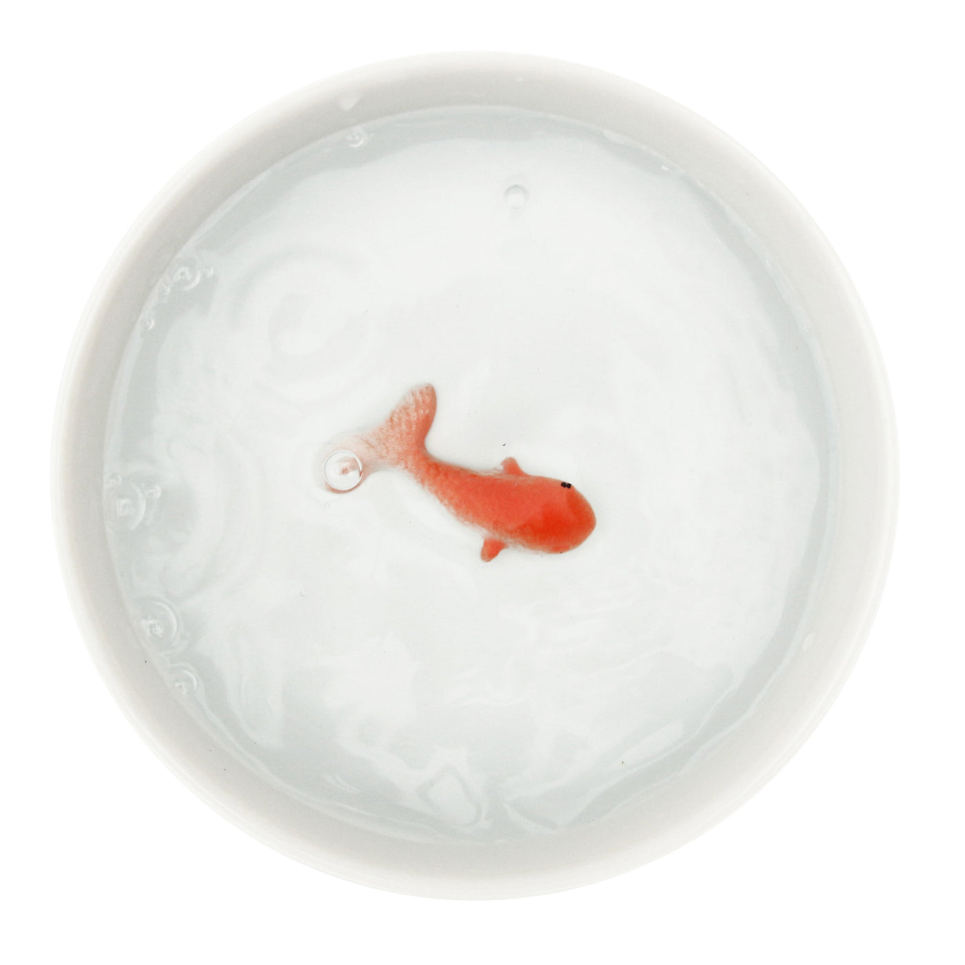 Goldfish Ceramic Water Bowl for Cats