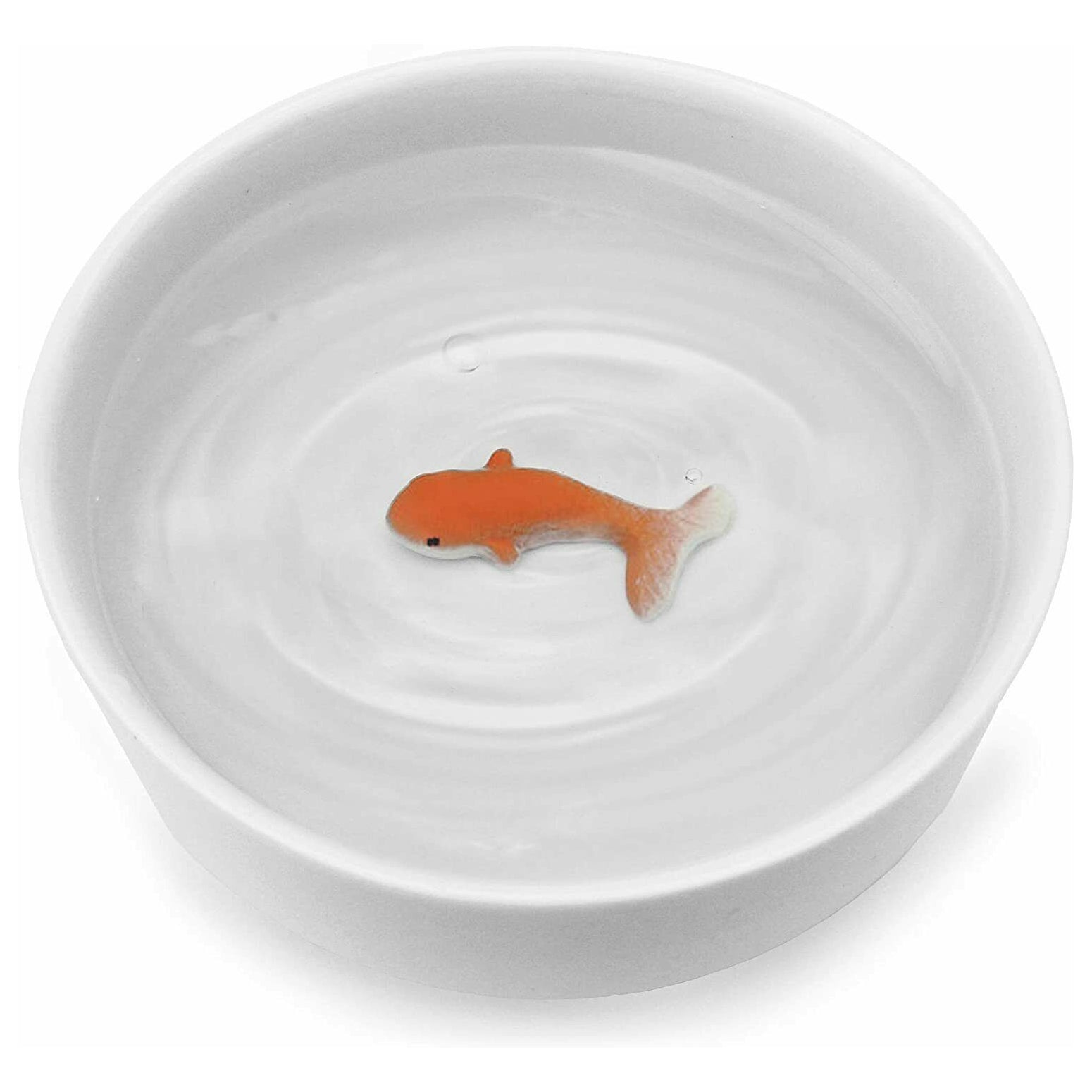 Goldfish Ceramic Water Bowl for Cats