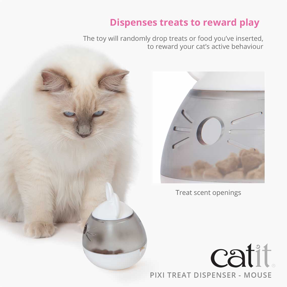 Catit Pixi Treat Dispenser Mouse