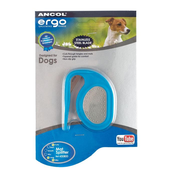 Ancol Ergo Dog Grooming Matted Hair Splitter