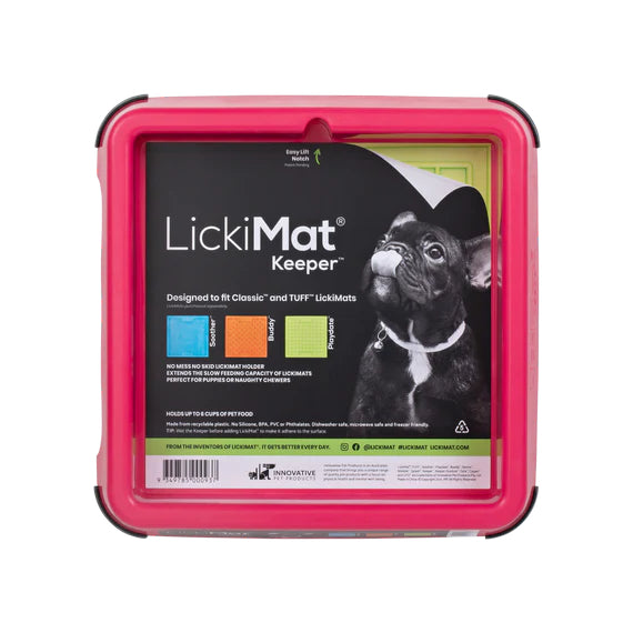 LickiMat Indoor Keeper Dog Lick Mat Bowl 3 Colours