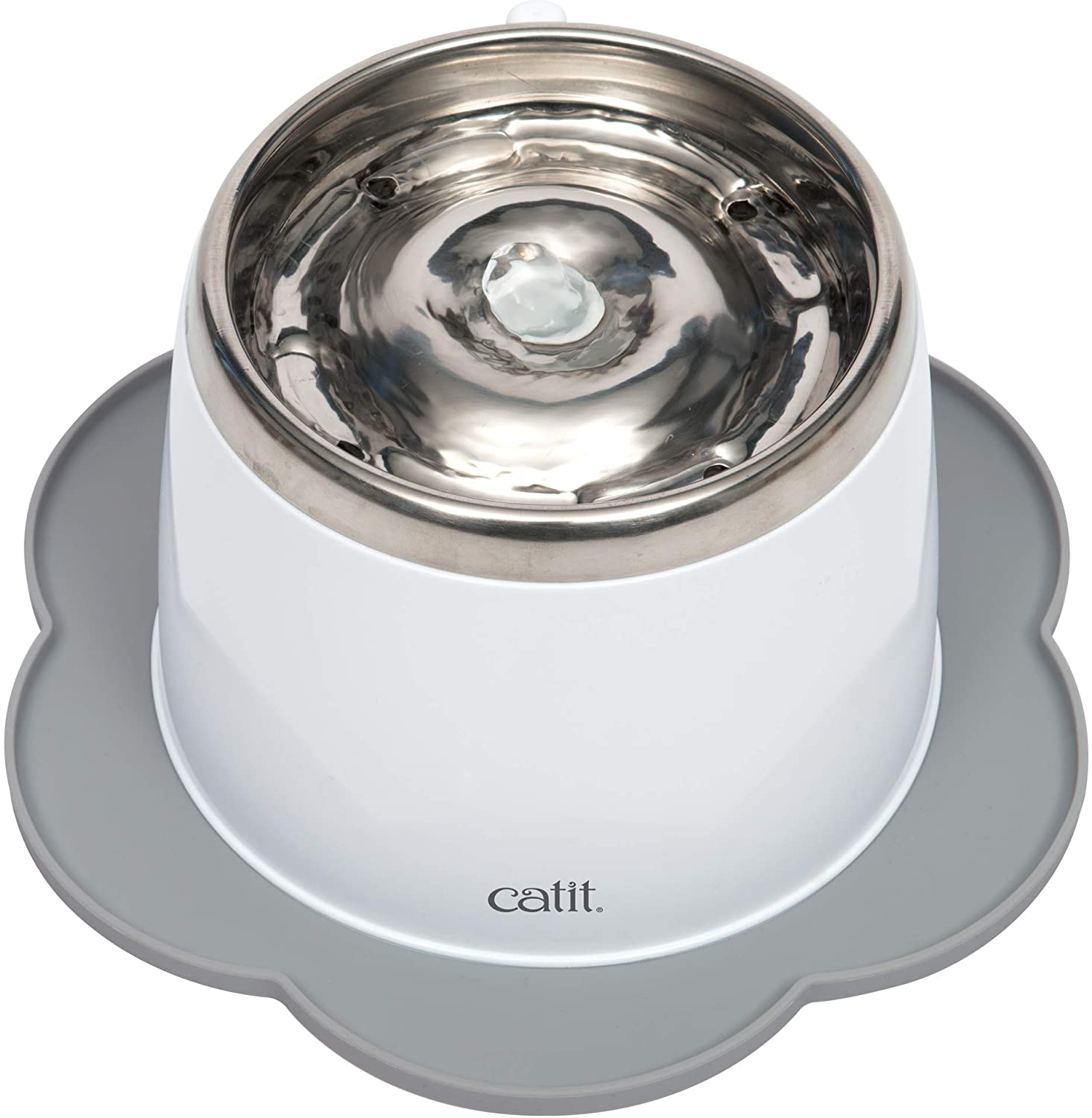 Catit Flower Fountain & Bowls Placemats Grey