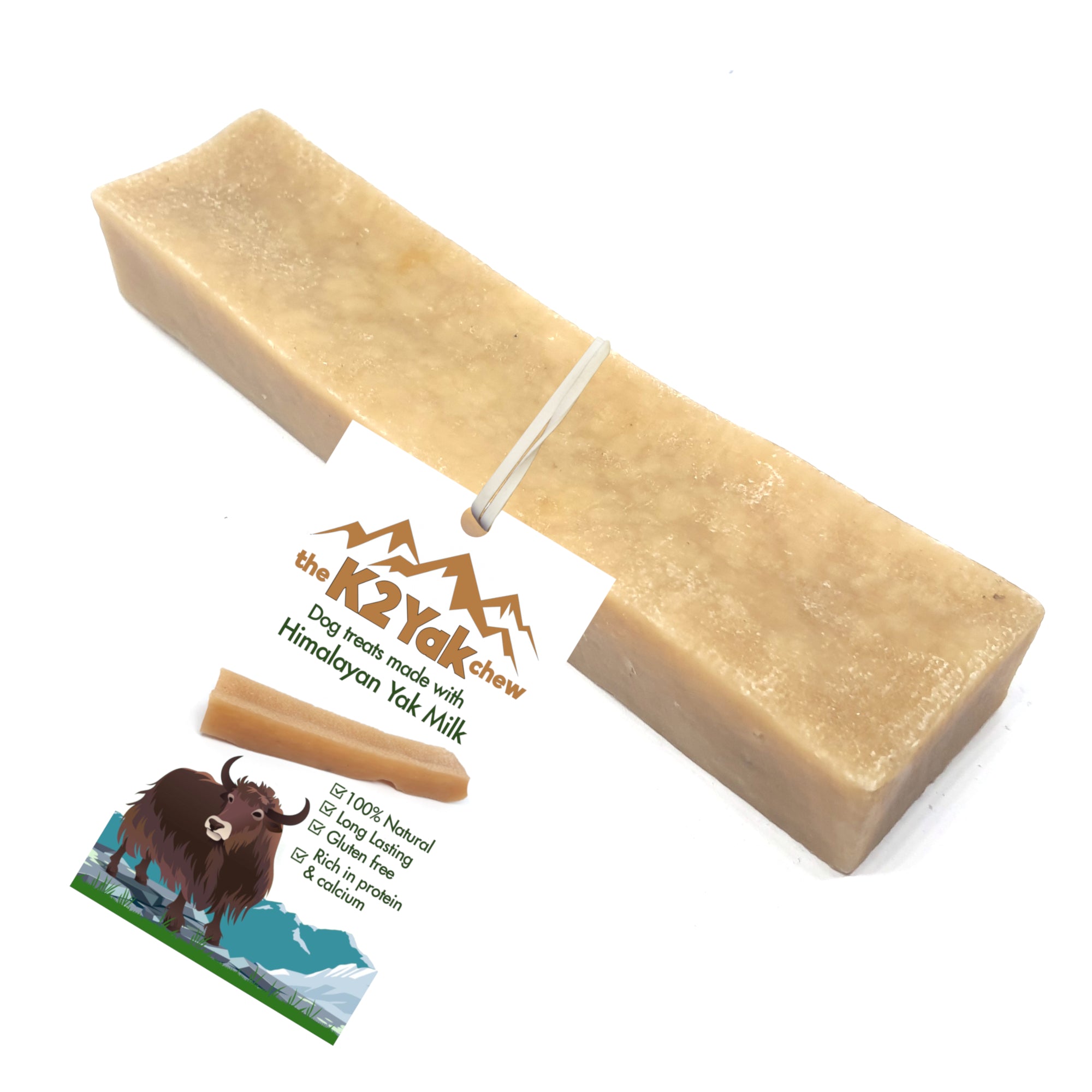 K2 Yak Chews Long Lasting Natural Dog Treats Large