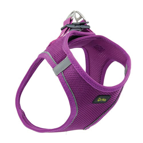 Go WALK Dog Airmesh Harnesses Purple 5 Sizes