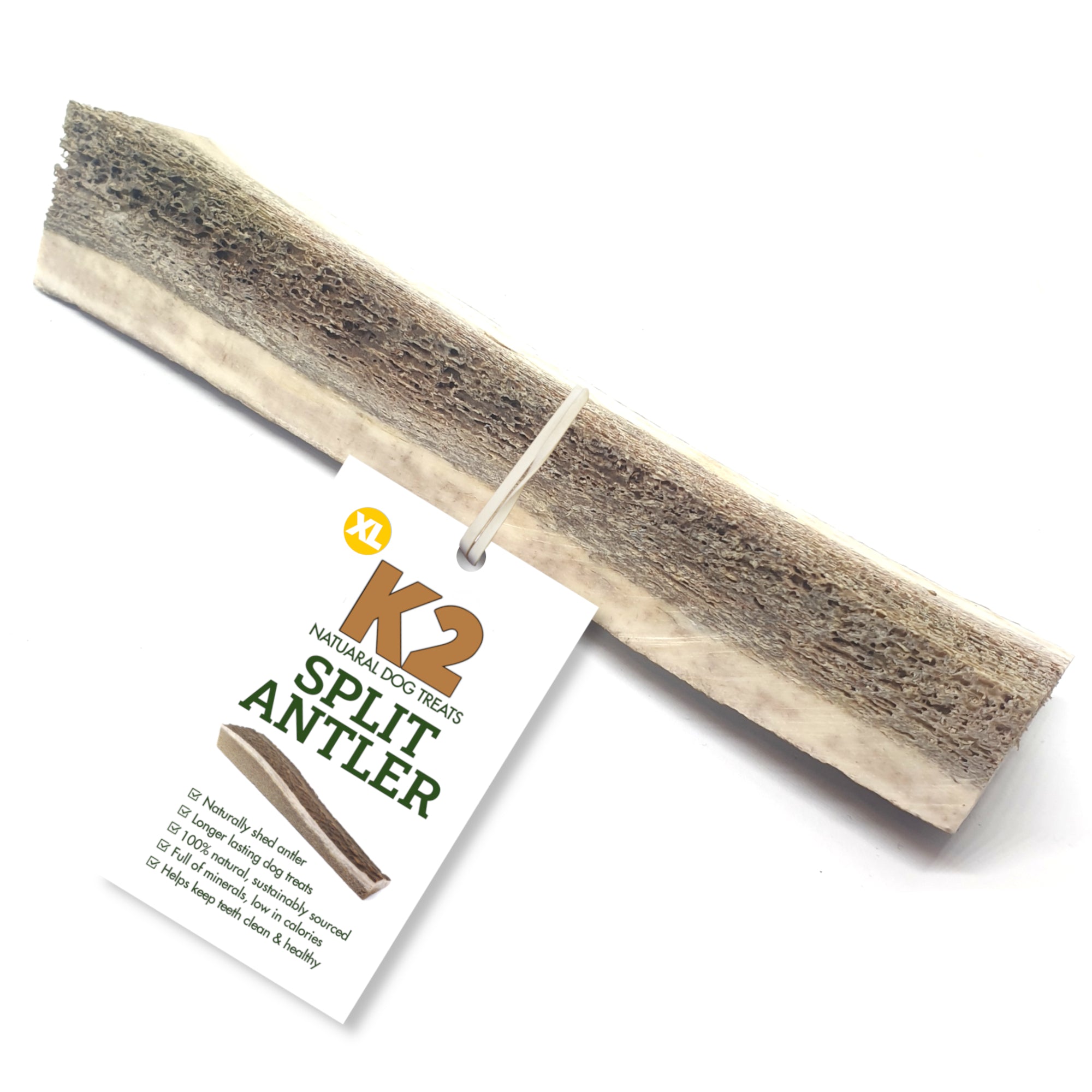 K2 Split Antler 100% Natural Dog Treats X-Large 121-170g