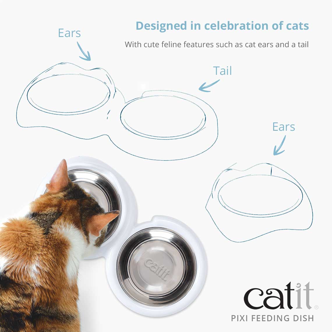 Catit Pixi Feeding Dishes