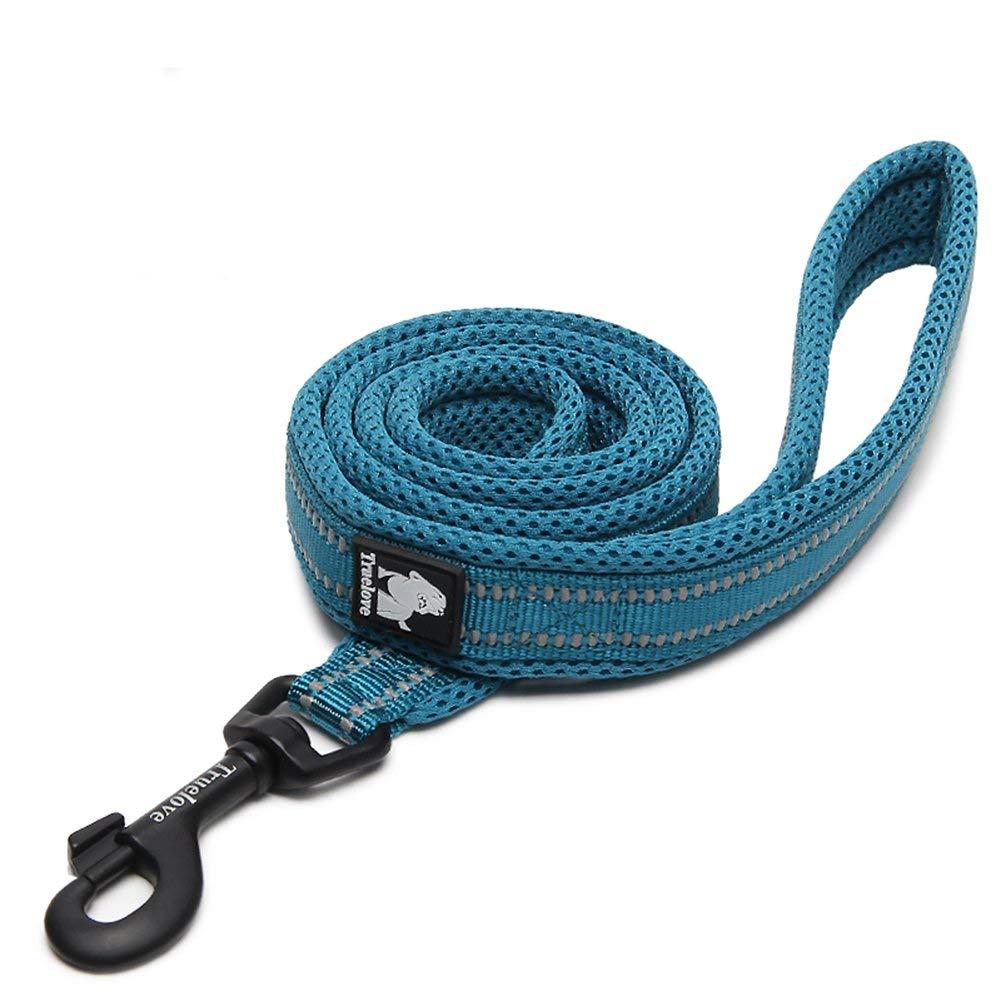 Truelove Dog Puppy Leads Airmesh Reflective 1.1m Blue 4 Sizes