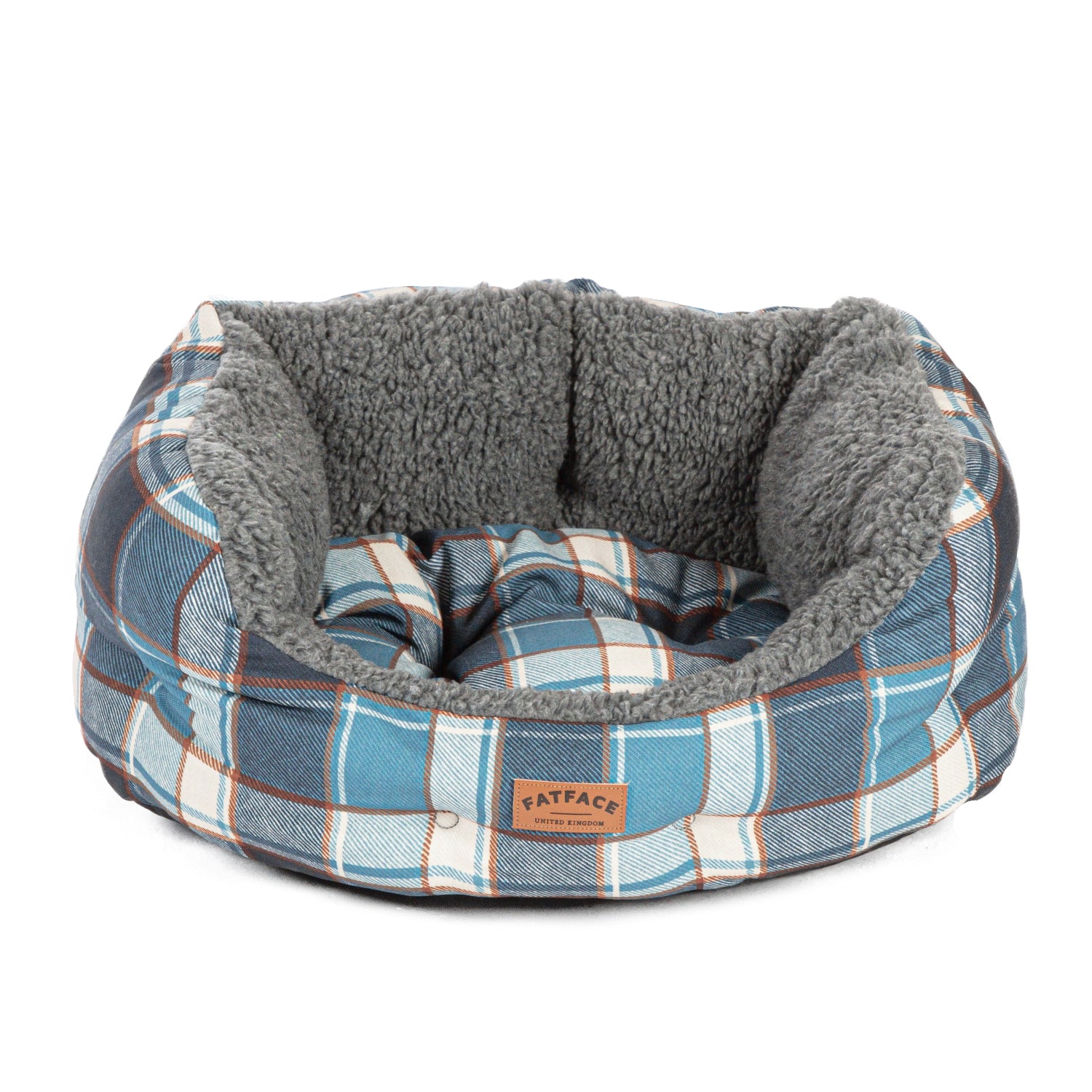 Danish Design FatFace Deluxe Slumber Bed Fleece Check Check 5 Sizes