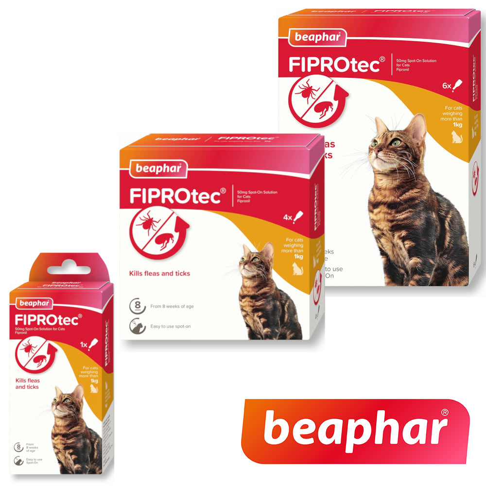 Beaphar Fiprotec Spot On Flea / Tick Treatment for Cats