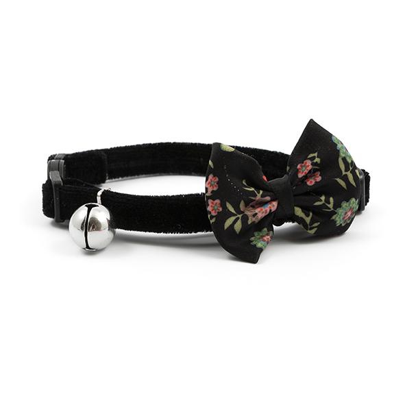 Ancol Cat Collar Vintage Bow Black