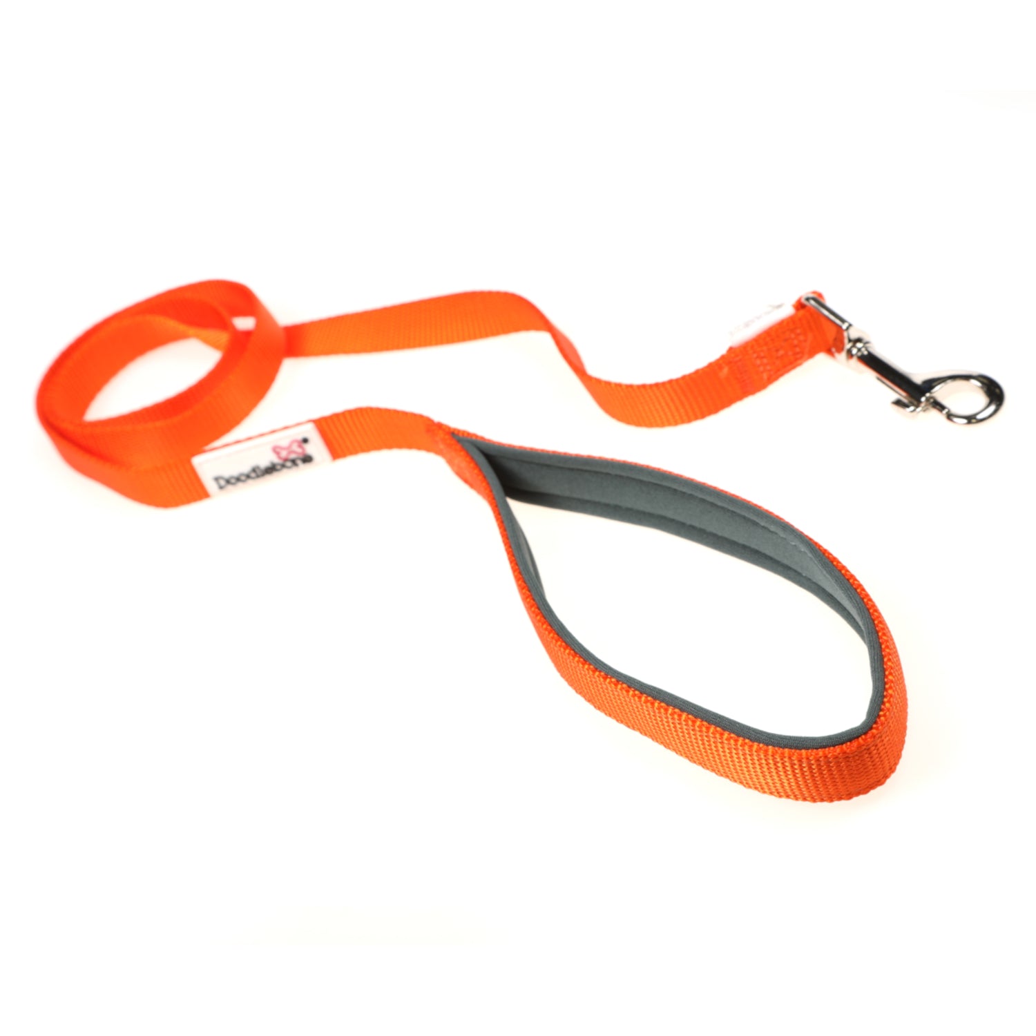 Doodlebone Originals Dog Lead 1.2m Tangerine 3 Sizes