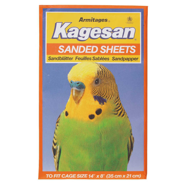 Kagesan Sand Sheets Sandpaper Orange 24 Sheets 35x21cm