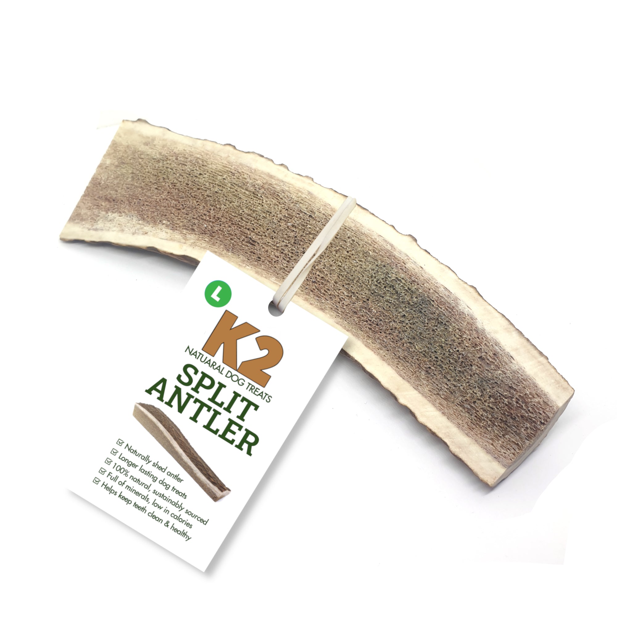 K2 Split Antler 100% Natural Dog Treats Large 81-120g